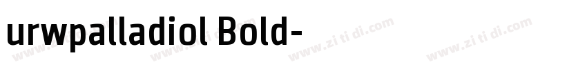 urwpalladiol Bold字体转换
